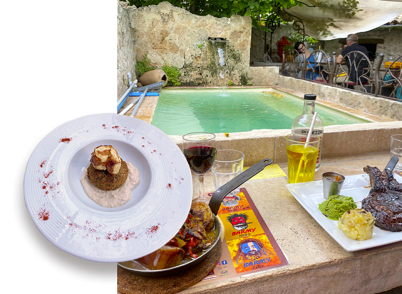 Le restaurant - Chez Barmy - Restaurant à Saint Guilhem le Désert - restaurant a faire SAINT-GUILHEM-LE-DESERT
